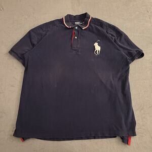 Polo Ralph Lauren Shirt Mens XXL Tall Brown Big Pony Short Sleeve 2XLT